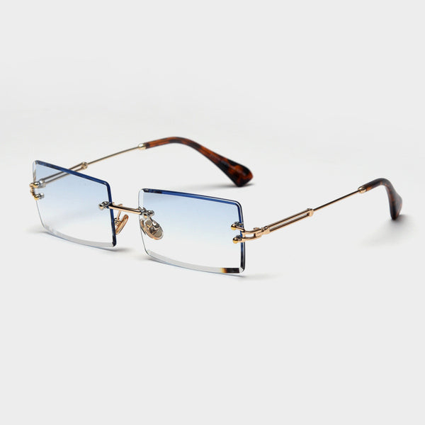 Rimless Rectangle Fashion Sunglasses