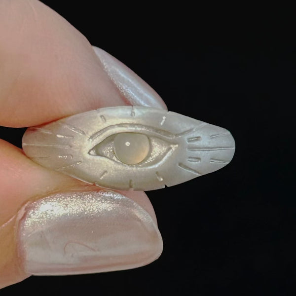 Charm Horus Eye Ring Retro Carved Design