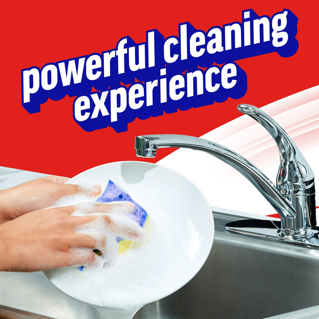 Ajax Ultra Triple Action Dishwashing Liquid Dish Soap, Orange Scent, 28 Fluid Ounce