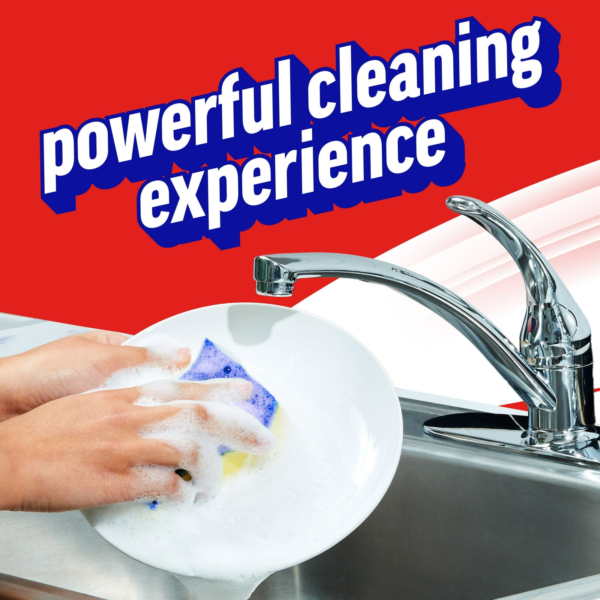 Ajax Ultra Triple Action Dishwashing Liquid Dish Soap, Orange Scent, 28 Fluid Ounce