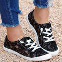 Women Lace Flat Casual Shoes