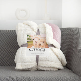 Buy lotus-root Double-layer Thick Warm Lamb Wool Blanket