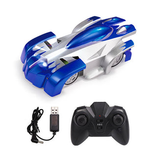 Buy blue Wall Climbing RC Car Remote Control Car Toys for Kids Dual Mode Racing Toy Gift