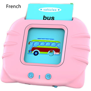 Buy pink-french-version Card Early Education Children&#39;s Enlightenment English Learning Machine