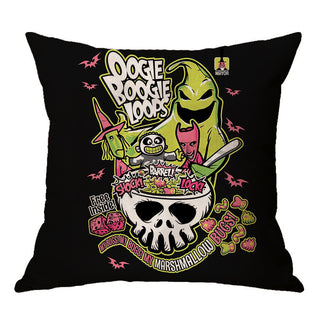 Buy a07 Linen Skull Halloween Pillow Cover