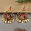 Retro Style Indian Wind Bell Alloy Bead Earrings Alloy Scenic