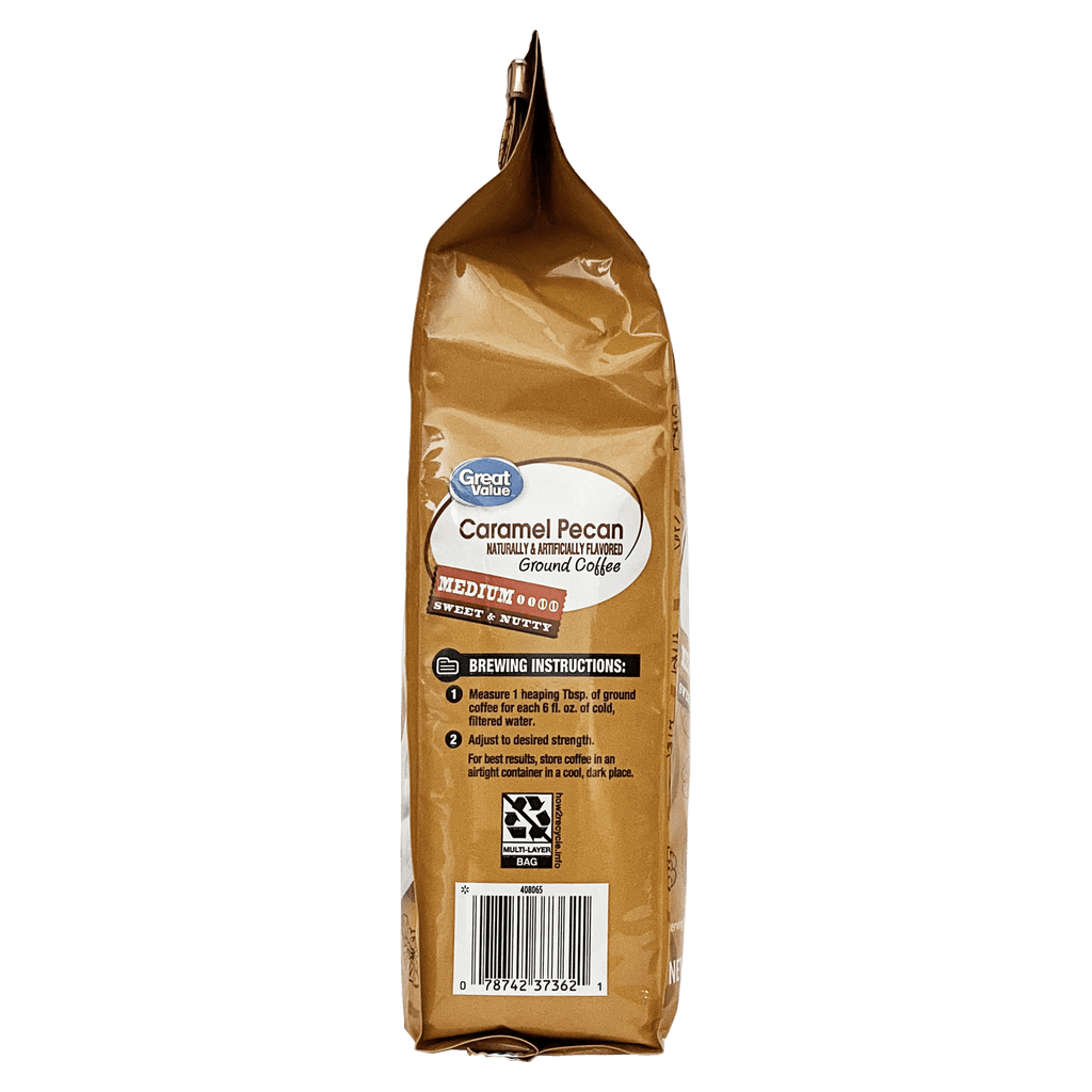 Great Value Caramel Pecan Ground Coffee, 12 oz
