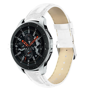 Buy white Pattern Watch Strap Flat Mouth