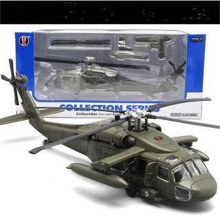 Buy green Black Hawk Gunship Alloy Military Model