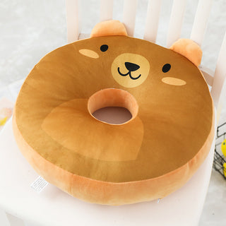 Buy brown-bear Donut cushion pillow cute back