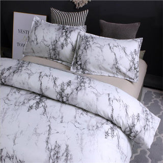 Pillowcase home textile bedding four-piece marble