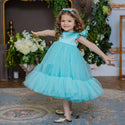 Princess Dress with small flying sleeves