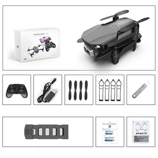 Buy black-standard Folding Drone HD 4K Aerial Photography Mini Quadcopter Toy RC Airplane