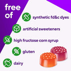 vitafusion Vitamin D3 Gummies, Bone and Immune Support, Peach, Blackberry, Strawberry Flavored, 50 mcg D3 Gummy Vitamin Supplement, 75 Day Supply, 150 Count