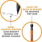 BIC Xtra-Smooth Mechanical Pencils with Erasers, Medium Point (0.7mm), 10-Count Pack