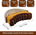 Lymphatic Contour Face Brush – Dry Brushing Massager for Chin & Jawline Sculpting, Puffiness & Fatigue Relief (1 PCS)