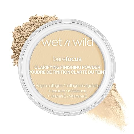wet n wild Bare Focus Clarifying Finishing Powder | Matte | Pressed Setting Powder Fair-Light Main image