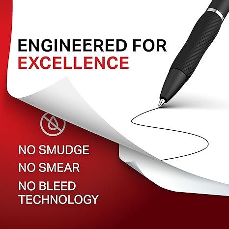 Sharpie S-Gel Gel Pens – Black Barrel, 0.7mm Medium Point, 12 Pack – Smooth Black Ink for Writing, Journaling & Note-Taking Secondary image