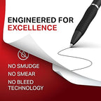 Sharpie S-Gel Gel Pens – Black Barrel, 0.7mm Medium Point, 12 Pack – Smooth Black Ink for Writing, Journaling & Note-Taking