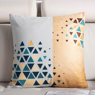 Buy dazzling-triangle Sofa Hugging Pillow Cover Nordic Light Luxury Ins Pillow Bedside Cushion Cover