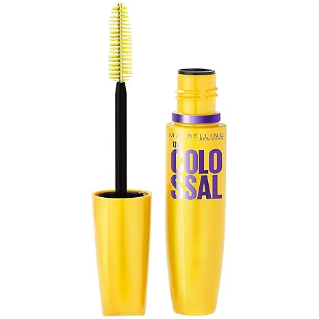 Maybelline Volum' Express Colossal Washable Mascara Makeup, Volumizing, Glam Black, 1 Count Main image