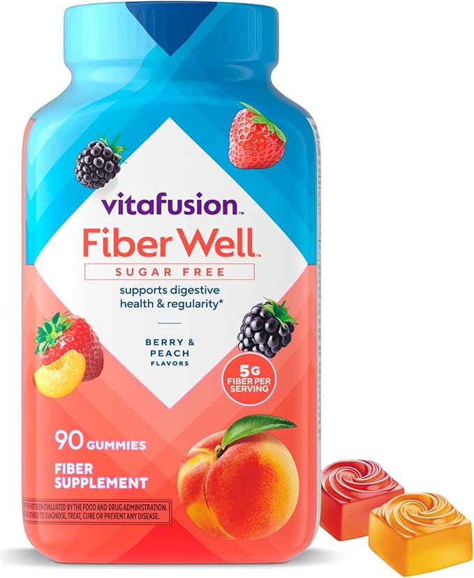 Vitafusion Fiber Well Gummy Vitamins, 90 Count Main image