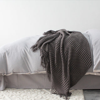 Buy dark-grey Small blanket nap blanket