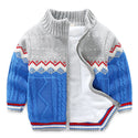 Children's Plush Sweater Thick Knit Cardigan