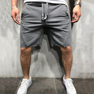 Buy dark-grey Summer Mens Gym Sports Shorts