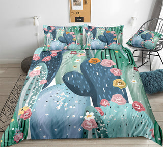 Buy blue-cactusa Three or four sets of home textile bedding