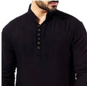 Arab Style Fashion Simple Long Men's Shirt Muslim Robe