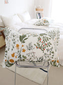 Dandelion Floral Pure Cotton Bed Sheets