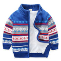 Children's Plush Sweater Thick Knit Cardigan