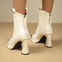 Women's Pointed-toe Retro Mid-calf