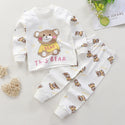 Boys And Girls Children's Underwear Suit Cotton Children Autumn And Winter Pajamas