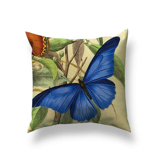 Buy style-b Nordic Abstract Butterfly Headrest Office Sofa Throwing Pillow Cover