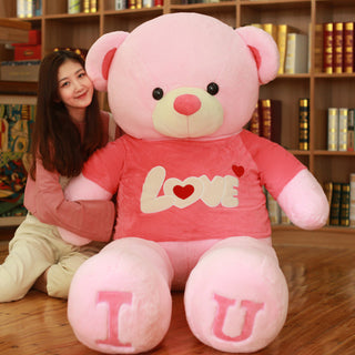 Buy pink-a Heart Bear Pillow Plush Toy Valentine&#39;s Day Gift