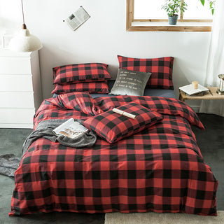 Buy 10-style Check cotton bedding