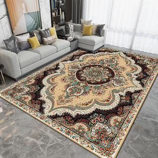 Buy 2color European Style Retro Print Living Room Bedroom Rug