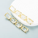 Versatile Design Long Alloy Rhinestone Earrings