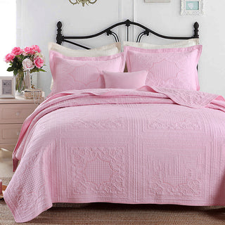 Buy pink Three-piece bedding set