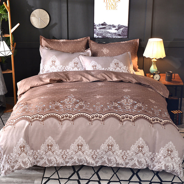 Home Textile American Light Luxury Lace Quilt Cover Bedding