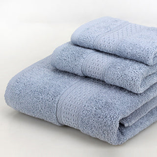 Buy medium-grey Set of 3 Hotel Home Towel