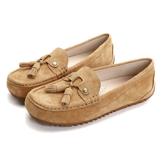 Buy brown Women's Soft Bottom Non-slip Flat Bottom Pumps