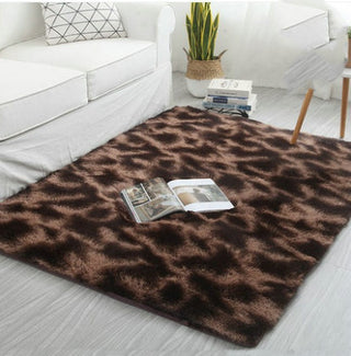 Buy dark-coffee Nordic tie-dye gradient carpet