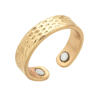 Buy model-1-golden-rg0021 Creative Personalized Health Care Ring For Men And Women