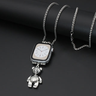 Buy glossy-bear Watch Necklace Feather Hanging Strap