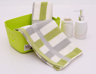 Buy green Plain sports thickened 32-strand towel