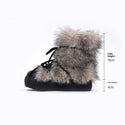 Women's Thick Bottom Increased Fur Short Snow Boots