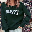 European And American Christmas Round-neck Long-sleeved Pullover